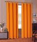 Preview: Vorhang blickdicht Schlaufenschal aus Microsatin Orange