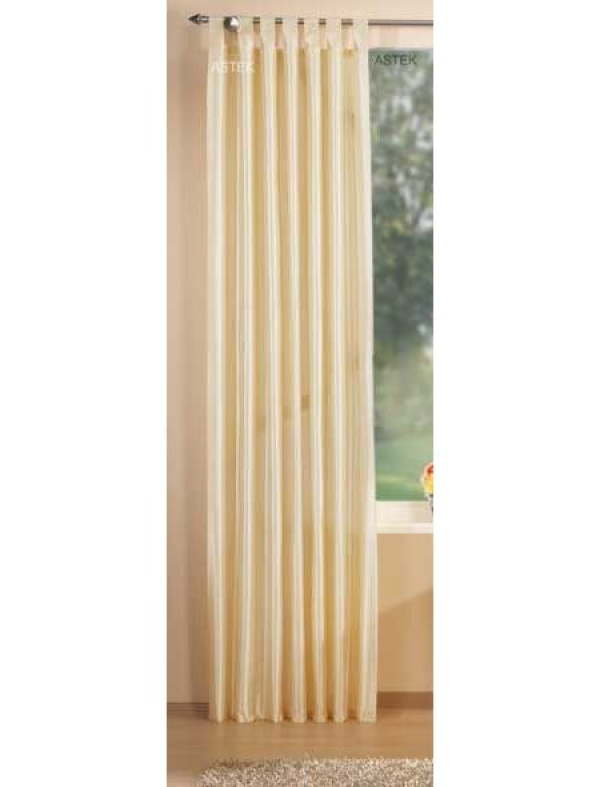 Schlaufenschal blickdicht aus Taft Beige