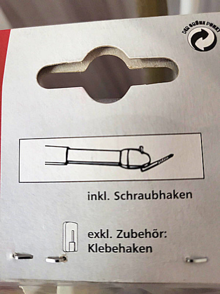 Vitragenstange Weiss ausziehbar 80 - 110 cm