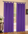 Schlaufenschal aus Microsatin in Lila